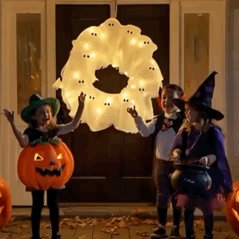Jack-O-Glow Wreath