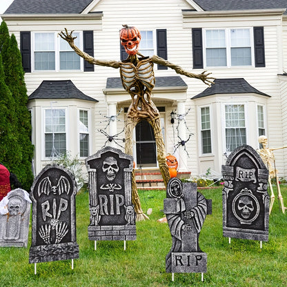 Spooky Yard Tombstones Set
